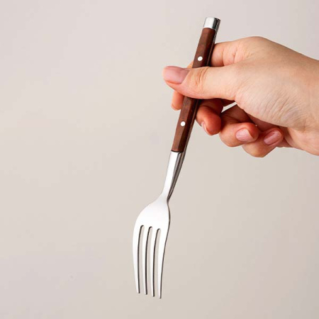 Вилка столовая «Рустик»; сталь нерж.,пластик; L=200/60,B=20мм