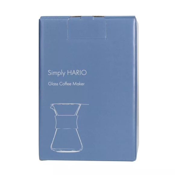 Декантер Hario Simply 400 мл c воронкой белый