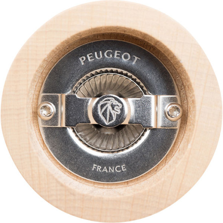 Мельница для соли метал.мех.; дерево,металл; D=5.5,H=22см; св. дерево