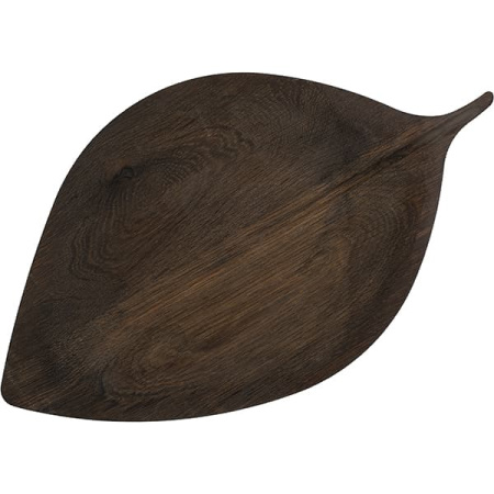 Блюдо «Береза» мореный дуб; H=3,L=53,B=31см