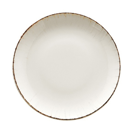 Тарелка Bonna Ретро 1700 мл коричневый край