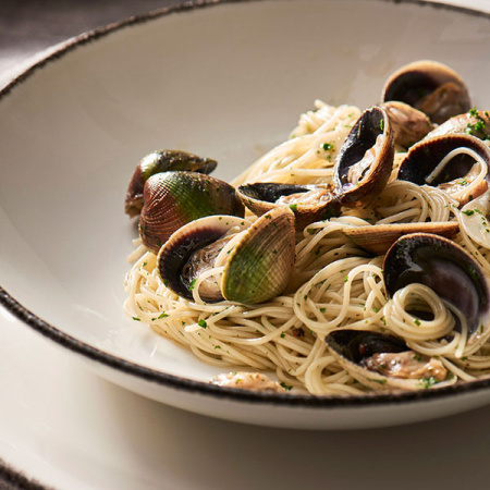 Тарелка мелкая «Чакоул дэпл»; фарфор; D=25.5см; белый