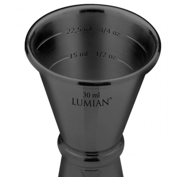 Фото Джиггер Lumian Japanese 30/60 мл черный Джиггер Lumian Japanese 30/60 мл черный
