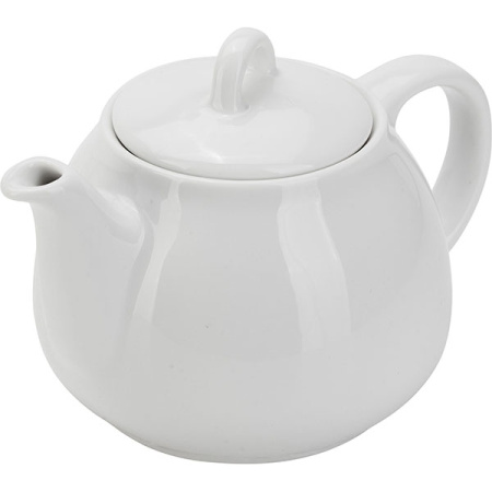 Чайник «Скиф»; фарфор; 350мл; белый