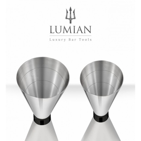 Джиггер Lumian Mr.Slim 30/45 мл черный рубин