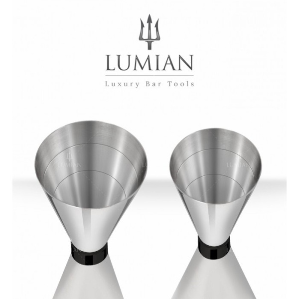 Фото Джиггер Lumian Mr.Slim 30/45 мл черный рубин Джиггер Lumian Mr.Slim 30/45 мл черный рубин