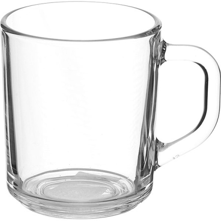 Кружка «Зеленый чай»; стекло; 200мл; D=10.2,H=9см; прозр.