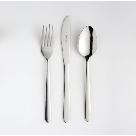 Нож столовый «Модэна»; сталь нерж.; L=210/90,B=2мм; металлич.