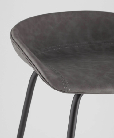 Стул барный Beetle Lite PU серый