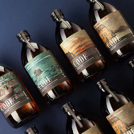 Кордиал C.O.D.E Ревень-Малина-Сицилийский лимон 0,5л