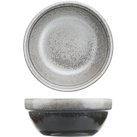 Салатник «Млечный путь»; фарфор; 300мл; D=13см; черный