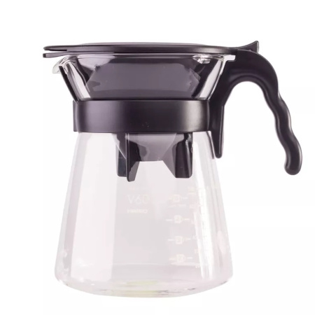Чайник Hario Drip-In 700 мл + пластиковая воронка черный