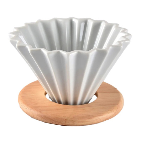 Воронка AnyBar Оригами керамика белый