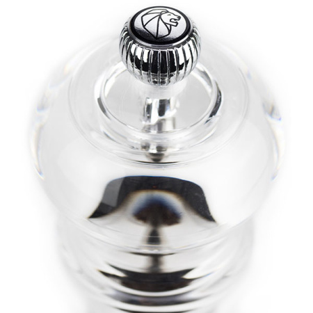 Мельница для перца метал.мех.; акрил; H=18см