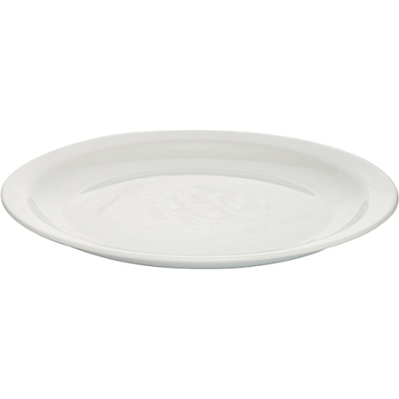 Блюдо круглое «Перформа»; стекло; D=26,H=2см; белый