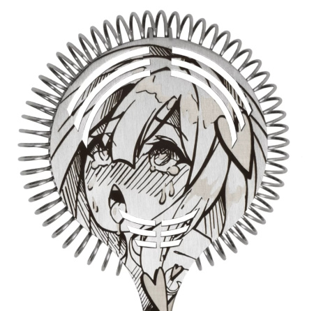 Стрейнер Cocktail design Ahegao by Tural.mk 90 мм