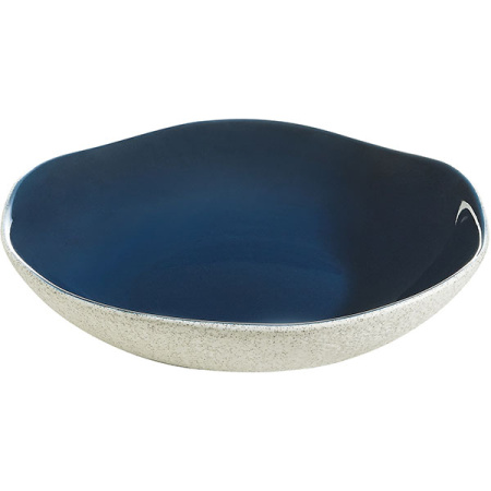 Тарелка глубокая; D=20см; синий
