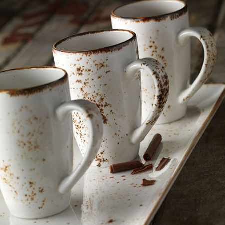 Кружка «Крафт»; фарфор; 285мл; D=7,H=11,L=11см; белый