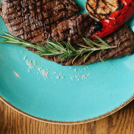 Тарелка мелкая Porland Seasons 24 см бирюзовый