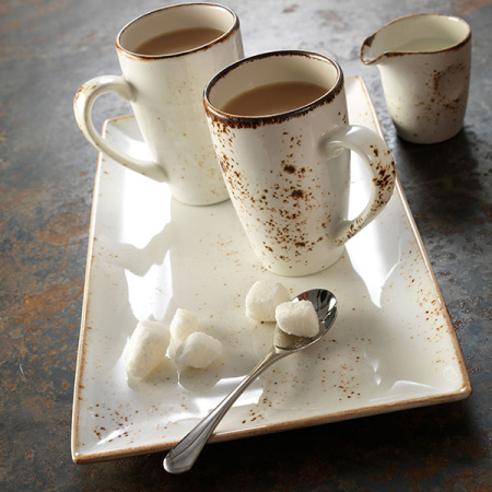 Блюдо прямоугольное «Крафт»; фарфор; H=2,L=33,B=19см; белый