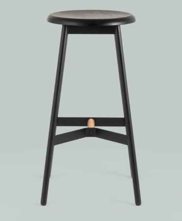 Стул барный Knobb черный