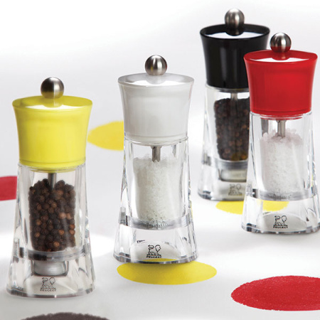 Мельница для соли метал.мех.; акрил; H=14см