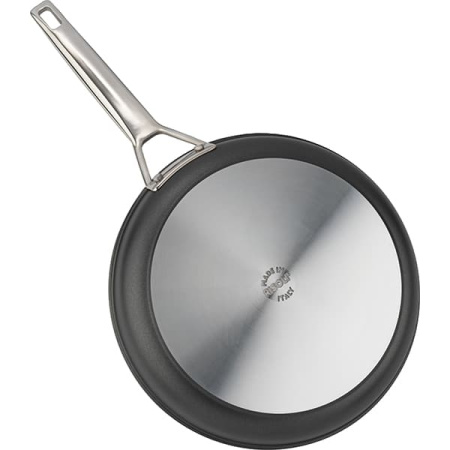 Сковорода; алюм.литой,тефлон; D=28,H=5.2,L=54см; черный