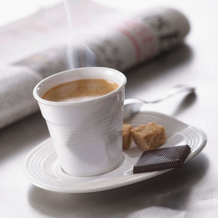 Стакан для эспрессо «Фруассэ»; фарфор; 80мл; D=65,H=60мм; белый