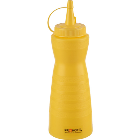 Фото Емкость для соусов; пластик; 350мл; D=6,H=20см; желт. Емкость для соусов; пластик; 350мл; D=6,H=20см; желт.