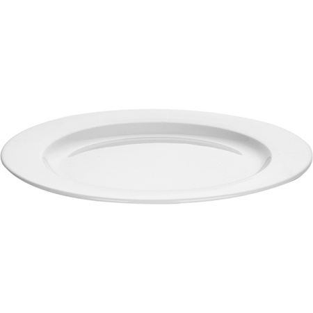 Тарелка мелкая «Монако Вайт»; фарфор; D=25.5,H=2см; белый