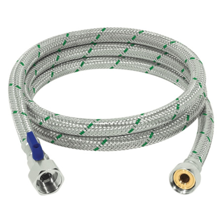 Входной шланг с запорным краном G3/4 - G3/4 + адаптер G1G3/4, DN13, 2 м