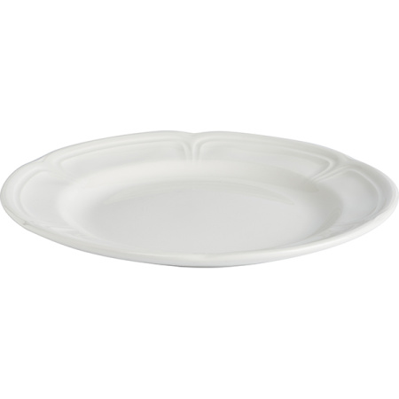 Блюдо «Торино вайт»; фарфор; D=32,H=3см; белый