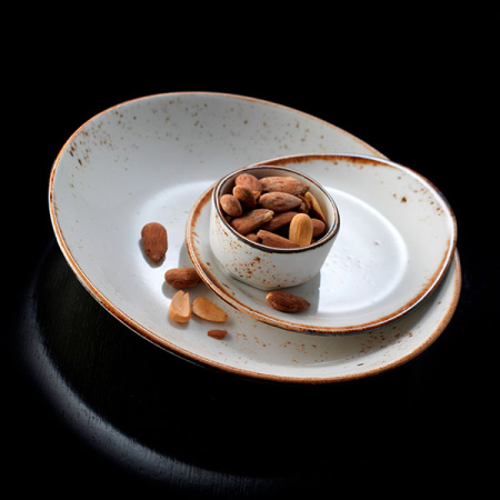 Тарелка пирожковая «Крафт»; фарфор; D=15.5,H=2,L=15.5,B=13см; белый