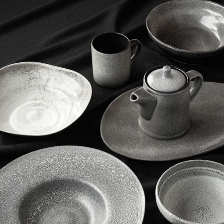 Чайник «Млечный путь»; фарфор; 500мл; черный