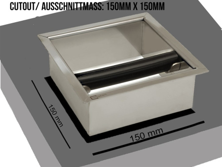 Фото Нок-бокс JoeFrex Counter Top S, врезной, сквозной Нок-бокс JoeFrex Counter Top S, врезной, сквозной