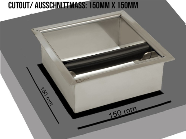 Фото Нок-бокс JoeFrex Counter Top S, врезной, сквозной Нок-бокс JoeFrex Counter Top S, врезной, сквозной