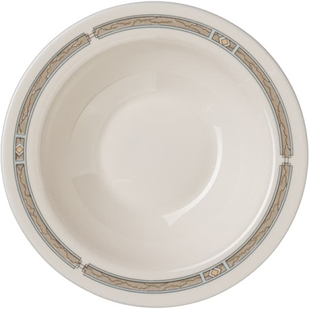 Блюдо для фруктов «Каррарэ»; стекло; 200мл; D=16,H=3.5см; бежев.,песочн.