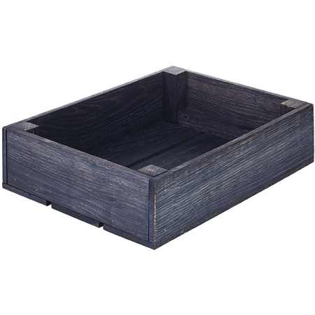 Ящик для подачи с бортом Д=35,Ш=25,В=9 см дуб (04090903)