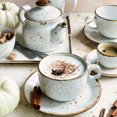 Чайник «Крафт»; фарфор; 425мл; D=7.5,H=11.4,L=17см; белый