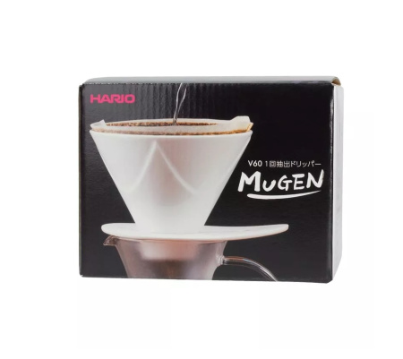 Воронка Hario Mugen 02 керамика белый