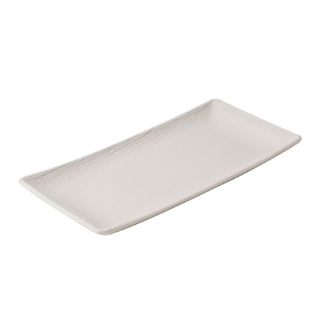 Блюдо прямоуг. «Арборесценс»; фарфор; L=30,B=12см; слон.кость