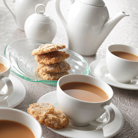 Блюдце «Монако Вайт»; фарфор; D=11.2,H=1.7см; белый