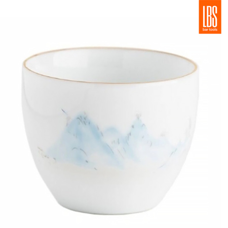 Чаша керамическая Горы в дымке тумана LBS 50 мл