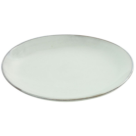 Тарелка; керамика; D=28.5,H=4.5см; св.зелен.