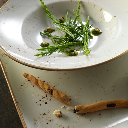 Тарелка для пасты «Крафт»; фарфор; 320мл; D=27,H=5см; белый