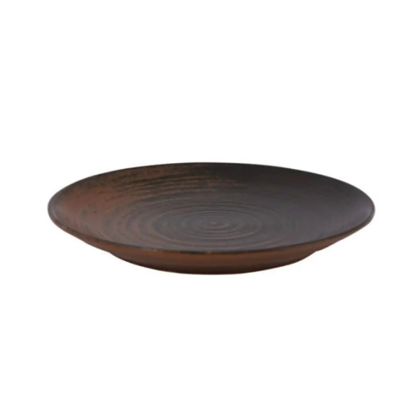 Тарелка мелкая Porland Brown Д=25 см