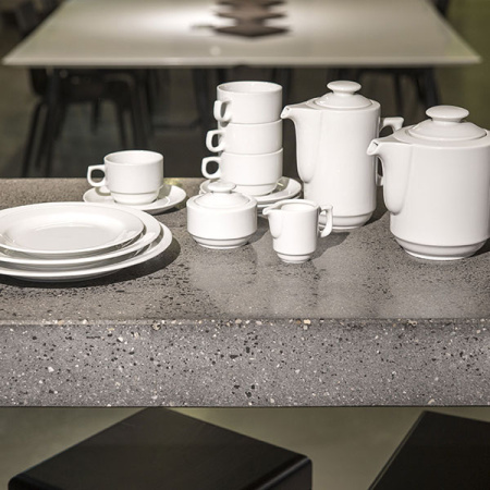 Кофейник с крыш. «Прага»; фарфор; 400мл; D=9,H=13,L=15см; белый