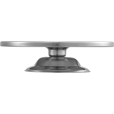 Подставка д/торта «Проотель»; сталь нерж.; D=33,H=8см; металлич.