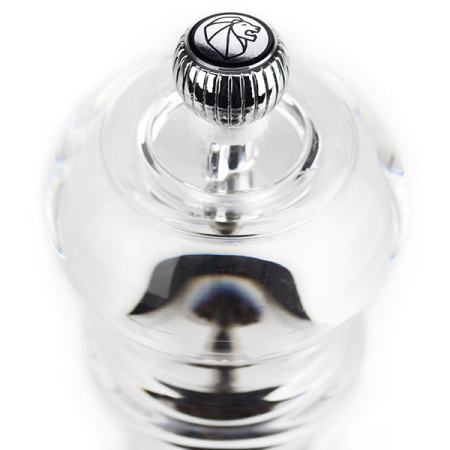 Мельница для перца метал.мех.; акрил; D=6.5,H=30см; прозр.,металлич.