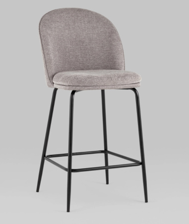 Стул полубарный Echo светло-серый